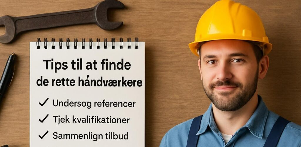 tips til at finde den rette håndværker